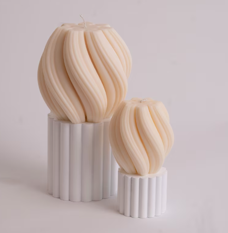 Swirl Statement Candle