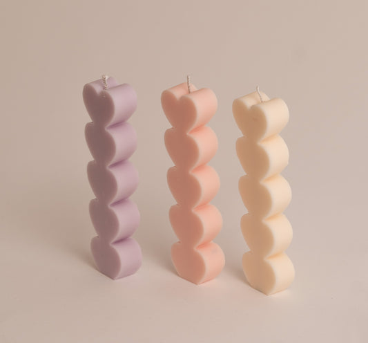 Heart Tower Candle