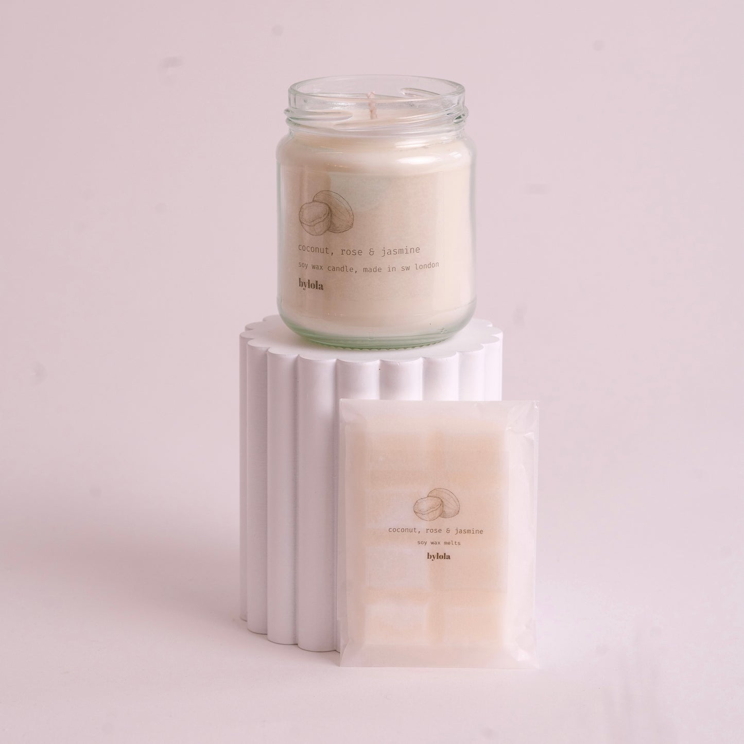 Coconut, Rose and Jasmine Candle